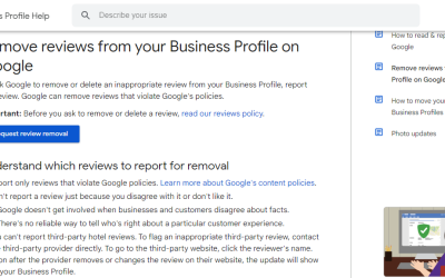 How to delete Google Reviews posted by other people